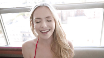 Sexy white blond's asshole gets torn apart by that thick and long black dick