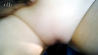 Gorgeous cuckold white MILF gets that BBC bareback inside her meaty shaved pussy