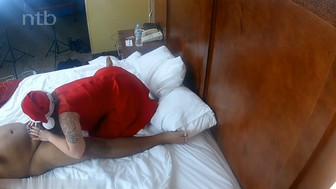 Thick ass wife plays with her toys and takes BBC