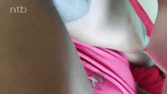 Cuckold blond gets fucked and impregnated by those huge black cocks