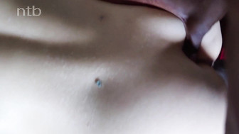 Cuckold blond gets fucked and impregnated by those huge black cocks