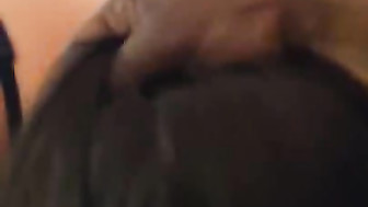 Greedy cocksucking slut swallows my juice in hotel room