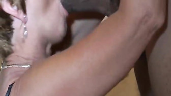 Fun lady loves bouncing on different multiple  black cocks