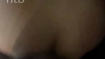 Cuckold white wife gets fucked bareback and creamed by her hung black stud