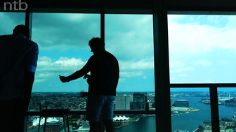 Cuckold white wife was having an adventure in front of her husband