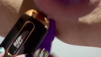 Anal playing with my cuck