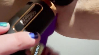 Anal playing with my cuck