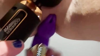 Anal playing with my cuck