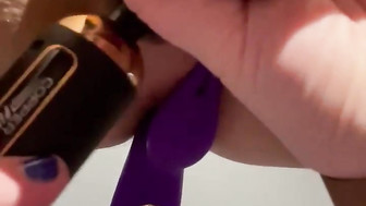 Anal playing with my cuck