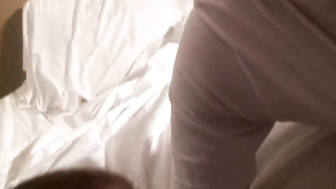 Sleazy pile of cum on her asshole and pussy