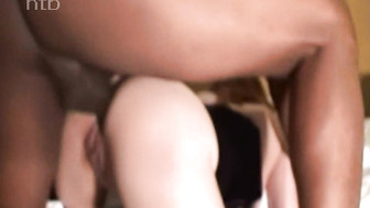 Sleazy pile of cum on her asshole and pussy