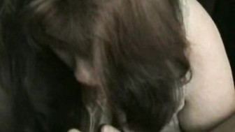 Elizabeth sucking a huge black cock