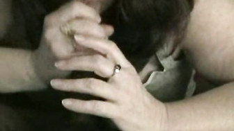 Elizabeth sucking a huge black cock