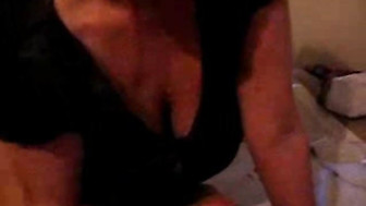 Mature wife at Swinger party