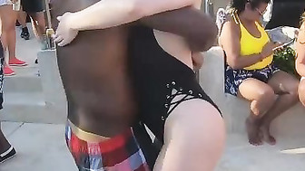My sexy girl sensual dance with black boy