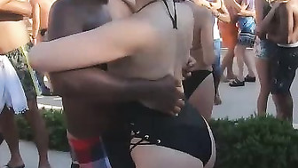 My sexy girl sensual dance with black boy