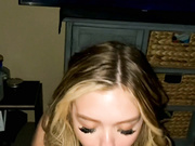 Sexy blonde fucks MLB player again