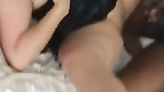 He's pounding that mature wife the way she likes it