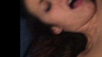 Brunette BBC slut with her black lover