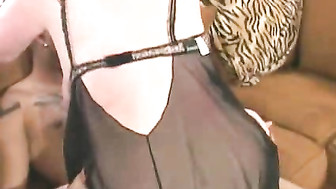 Insatiable Red head gets a good fucking while hubby films