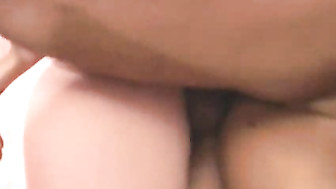 Insatiable Red head gets a good fucking while hubby films