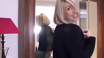French Slut gets the biggest BBC she's ever experienced