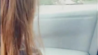 Blonde Wife Sucking and Fucking Black Love in Car and Driving Home