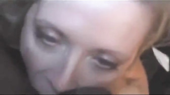 Sexy Blonde Hotwife Enjoys Getting Creamed by a Thick Black Cock