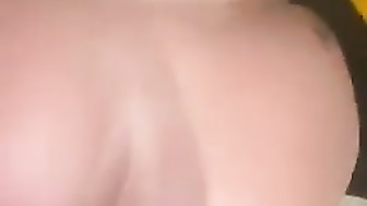 Work that BBC and cum all over her fat ass