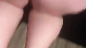 Work that BBC and cum all over her fat ass