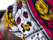 Freshly married cuckold white wife takes BBC on back seat of her car