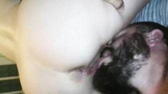 Slut wife brunette fucking big black cock