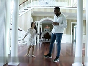 Tiny Sexy Hotwife Fucks a Monster Black Cock