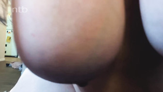 Big ass slutty wife having fun with BBC