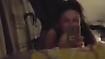 Wife recording her BBC lover fucking her doggy style