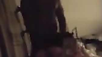 Wife recording her BBC lover fucking her doggy style