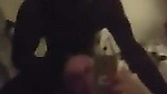 Wife recording her BBC lover fucking her doggy style