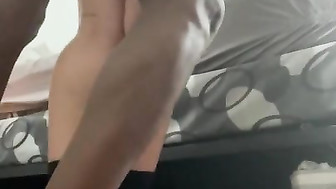 PAWG wearing heels and gets fucked hard by BBC