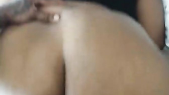 Fucking her doggy and watching that huge ass bounce