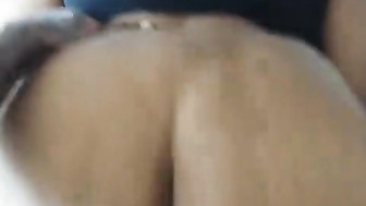 Fucking her doggy and watching that huge ass bounce