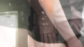 Blonde chick had great night together in hotel room