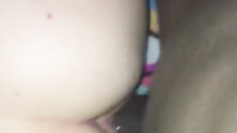 BBC destroys blonde while cuck watches