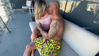 Hot MILF with big tits having fun with her lover