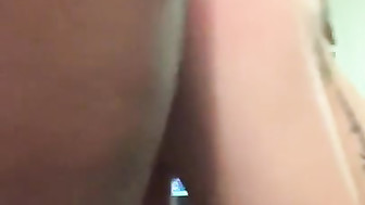 Filling her little pussy with BBC
