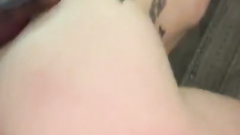 Filling her little pussy with BBC