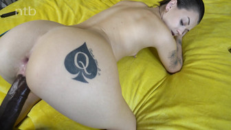 Hot Qos takes huge black dick