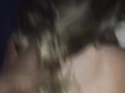 BBC destroys blonde wife while cuck watches