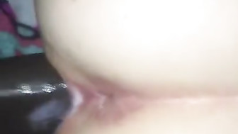 BBC destroys blonde wife while cuck watches