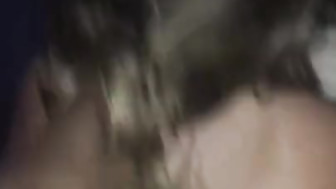 BBC destroys blonde wife while cuck watches