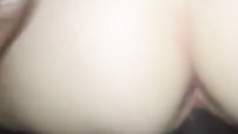 BBC destroys blonde wife while cuck watches